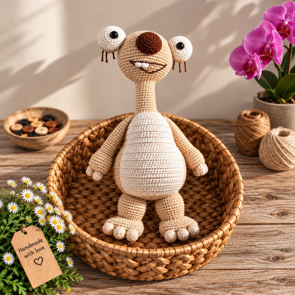 El Örgüsü Amigurumi Sevimli Karakter